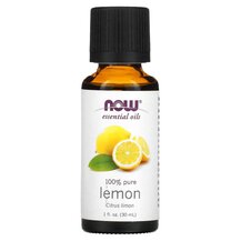 Ефірна олія Pure Essential Oil Lemon NOW Foods 30 мл Ефірна олія Pure Essential Oil Lemon NOW Foods 30 мл