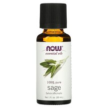 Ефірна олія Pure Essential Oil Sage NOW Foods 30 мл
