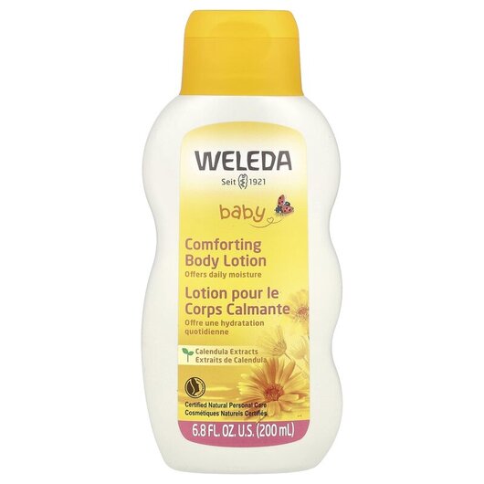 Основне фото товара Weleda, Baby Body Lotion Calendula, Лосьон для тіла, 200 мл