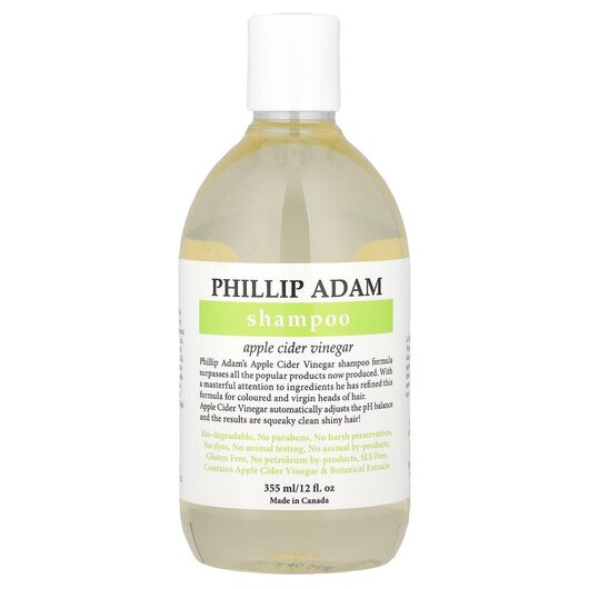 Основне фото товара Shampoo Apple Cider Vinegar Основне фото товара Phillip Adam, Shampoo Apple Cider Vinegar, Шампунь, 355 мл