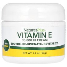 Vitamin E Cream 30000 IU Крем Natures Plus 63 г