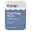 Фото товару Travel Soap Sheets Fragrance Free Фото товару Fomin, Travel Soap Sheets Fragrance Free, Мило, 100 Sheets
