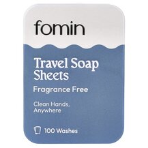 Travel Soap Sheets Fragrance Free Мыло Fomin 100 Sheets Travel Soap Sheets Fragrance Free Мыло Fomin 100 Sheets